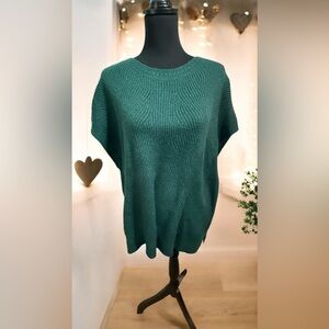 Fat Face Green Crew Neck Sweater